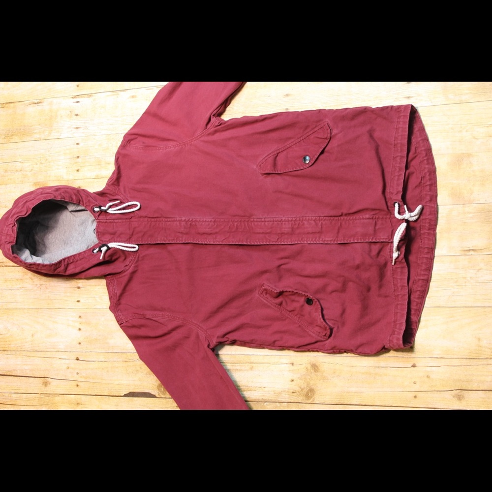 Rain coat.